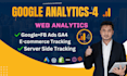 setup google analytics 4, ga4 ecommerce conversion, server side tracking by GTM