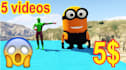 gave gta 5 water ragdolls  five 5 videos with thumnnail