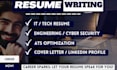 write tech resume, IT resume, engineering resume, and cyber security resume