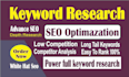 do SEO keyword research for your website and , competitor analysis