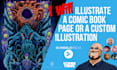 illustrate a comic book page or a custom illustration
