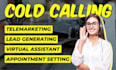 get sales and set appointments by cold calling