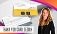 create a thank you card design