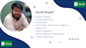create excel dashboard, data cleanup, automation, analysis and visualization