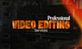 do professional video editing for youtube tik tok instagram
