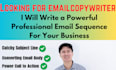 write a powerful email sequence to drive sales