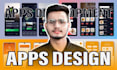 do mobile app UI design mobile app UI UX design or figma mobile app design