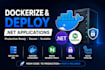 dockerize and deploy your dot net app on vps with ci cd and SSL