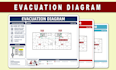 design evacuation plan, fire escape plan