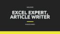 do excel expert content writer