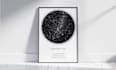 design a captivating personalized star map for your special date or event