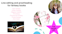 line edit your fantasy novel, with a free sample edit
