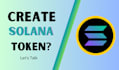 create solana token or spl token for you fast