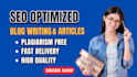 do seo article writing, website content or blog writing using gpt 4