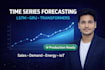 do time series analysis and forecasting using lstm and transformers