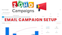 zoho campaign setup synced with zoho CRM