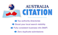 create 50 top quality australia local citations