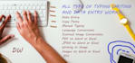 writing works, data entry, copy paste, ms office work, convert PDF