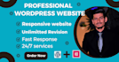 do create a wordpress and responsive website for you