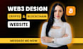 design web3 app, blockchain website, token crypto website