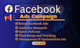 create a facebook ads campaign and fb advertising