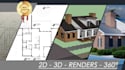 provide custom architectural drawings, 3d designs