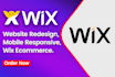 build wix website, redesign wix website design wix website for business
