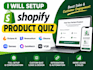 setup shopify product quiz octane ai revenuehunt gleame ai sensez quizmatch vqb