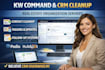 clean up and organize your kw command or real estate CRM