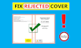 format, edit, fix, resize rejected book cover for amazon KDP