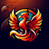 design phoenix bard mascot logo for your business