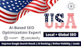 provide expert local global SEO service in USA using latest ai trend, aeo, GEO