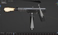 model, rig and animate your weapons in blender