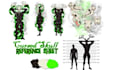 draw character reference sheets fantasy, furry, monsters etc