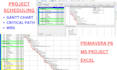 prepare project schedule on primavera p6 or ms project