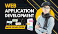 do web front end development as front end web developer with HTML CSS javascript