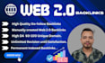 create high da web 2 0 dofollow seo backlinks
