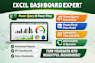 create an interactive sales performance dashboard in excel