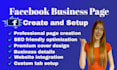 be facebook business page create, setup and optimization