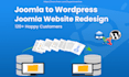 joomla to wordpress or shopify and redesign your website