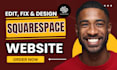 edit squarespace website design revamp fix squarespace update squarespace site