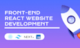 develop front end web app development using react