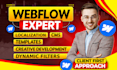develop dynamic webflow websites, webflow filters, localizations