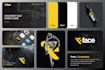 design a minimalist logo and brand identity, brand style guide, brand book
