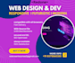 design a futuristic responsive and working website for you