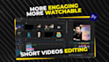 do youtube video editing, shorts, insta reels and tiktok edits