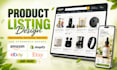 design shopify, amazon product listing images