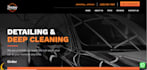 well designed car detailing, car wash, and auto detailing website