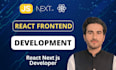 be your react js frontend web developer