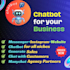 build  social media chatbot  by using many chat